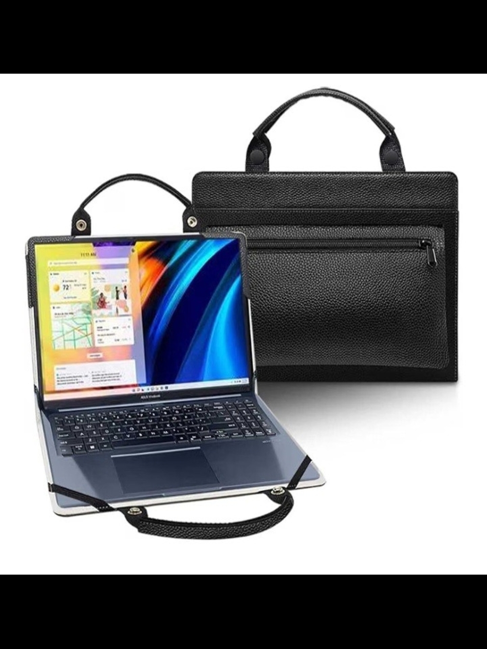 MAMA MOUTH Black Laptop Case Sleeve ASUS ZenBook 13 Carrying Bag